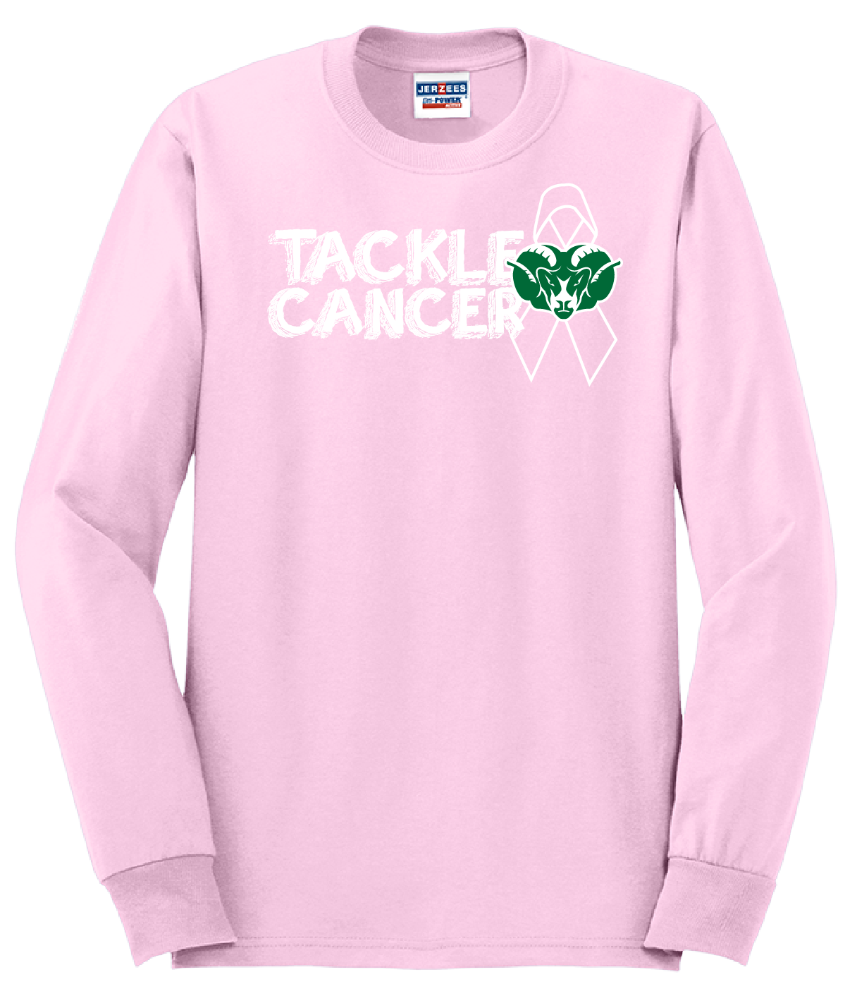 October Breast Cancer Long Sleeve Options - Pink