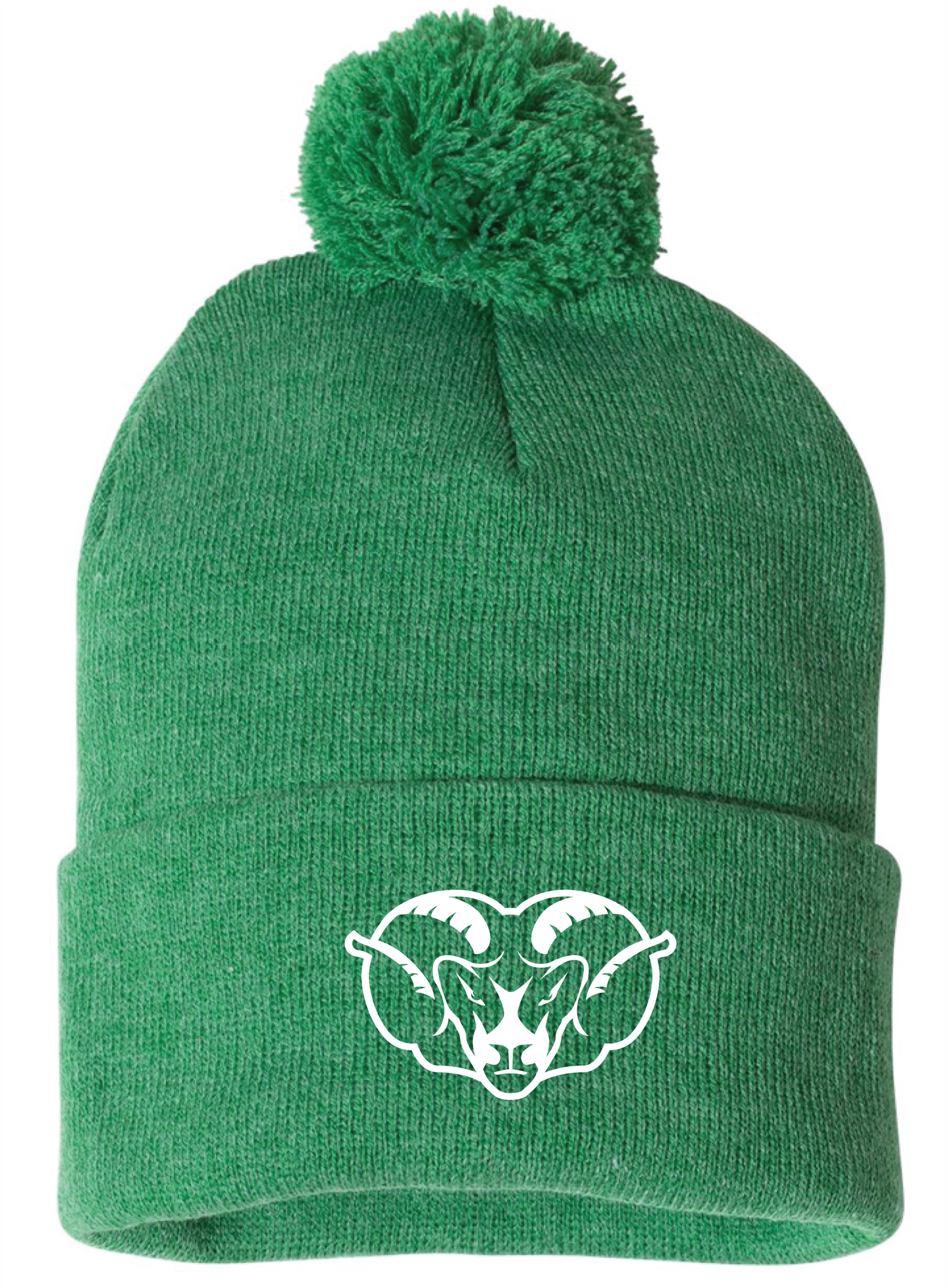 Pom-Pom Cuffed Beanie