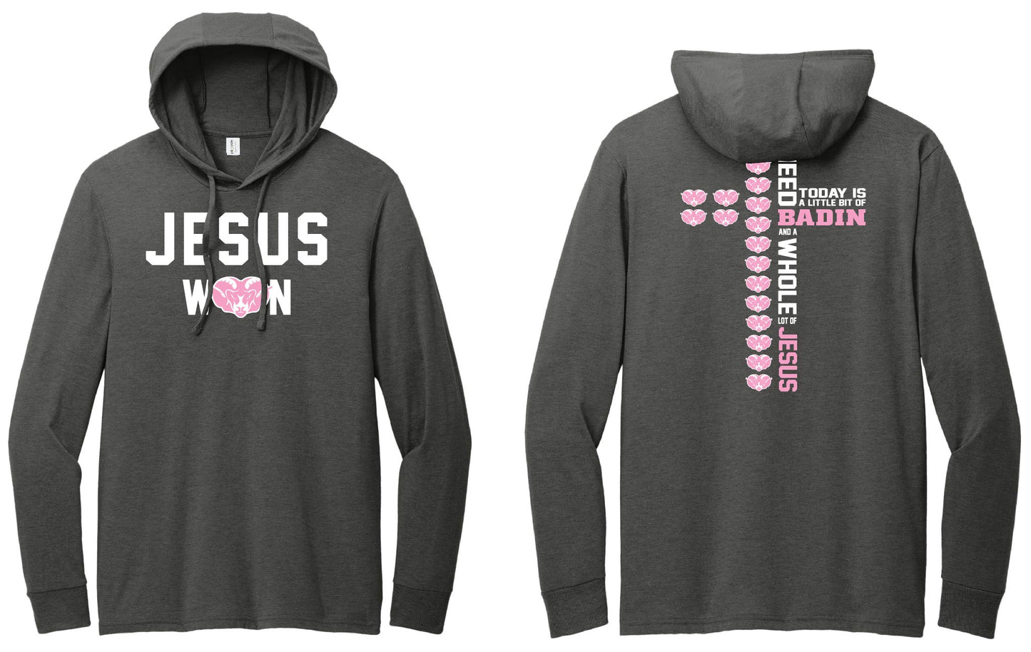 Breast Cancer Awareness Support - Jesus Won Design