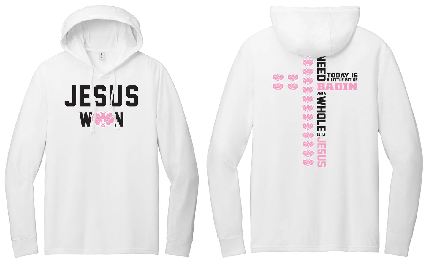 Breast Cancer Awareness Support - Jesus Won Design