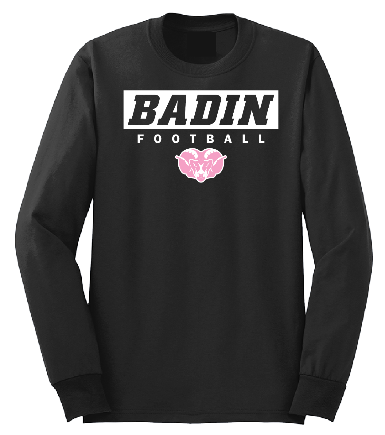 October Breast Cancer Long Sleeve - Black