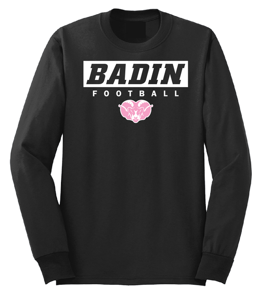 October Breast Cancer Long Sleeve - Black