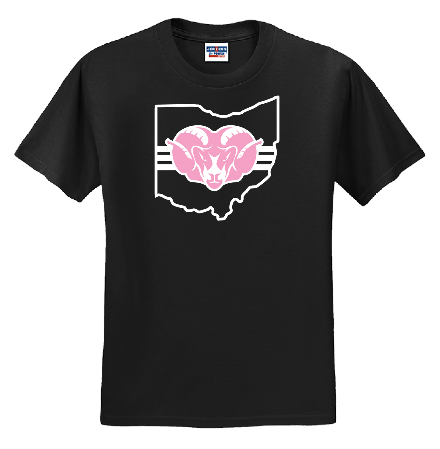 October Breast Cancer Short Sleeve - Black