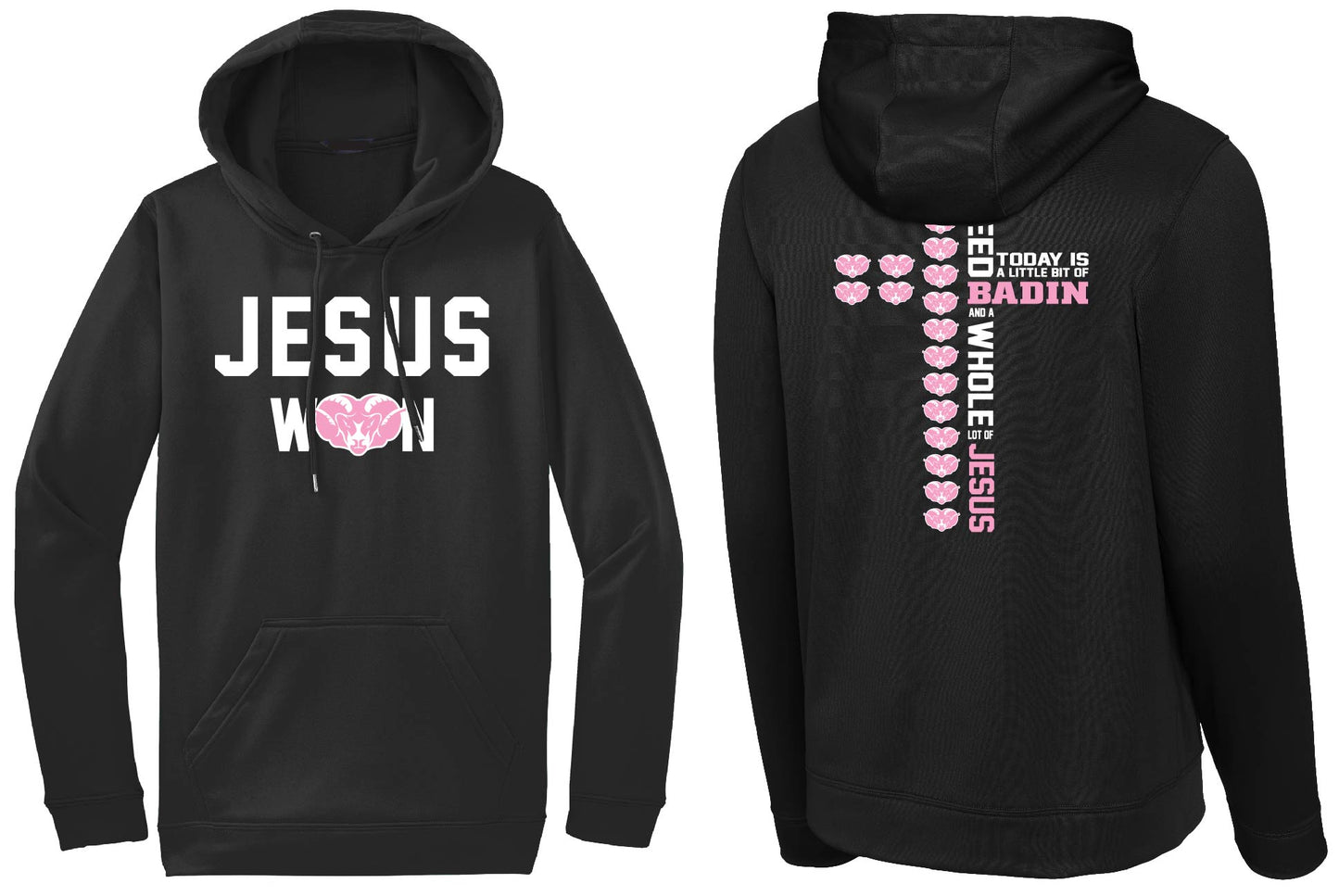 Breast Cancer Awareness Support - Jesus Won Design