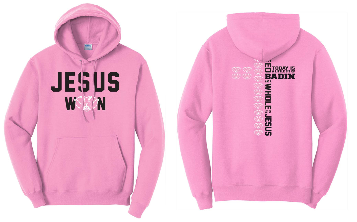 Breast Cancer Awareness Support - Jesus Won Design