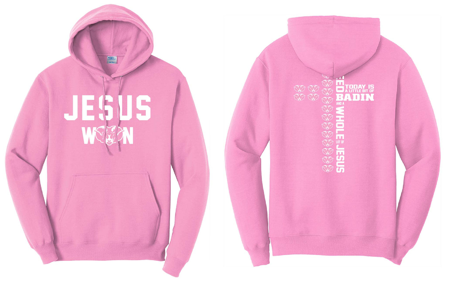 Breast Cancer Awareness Support - Jesus Won Design