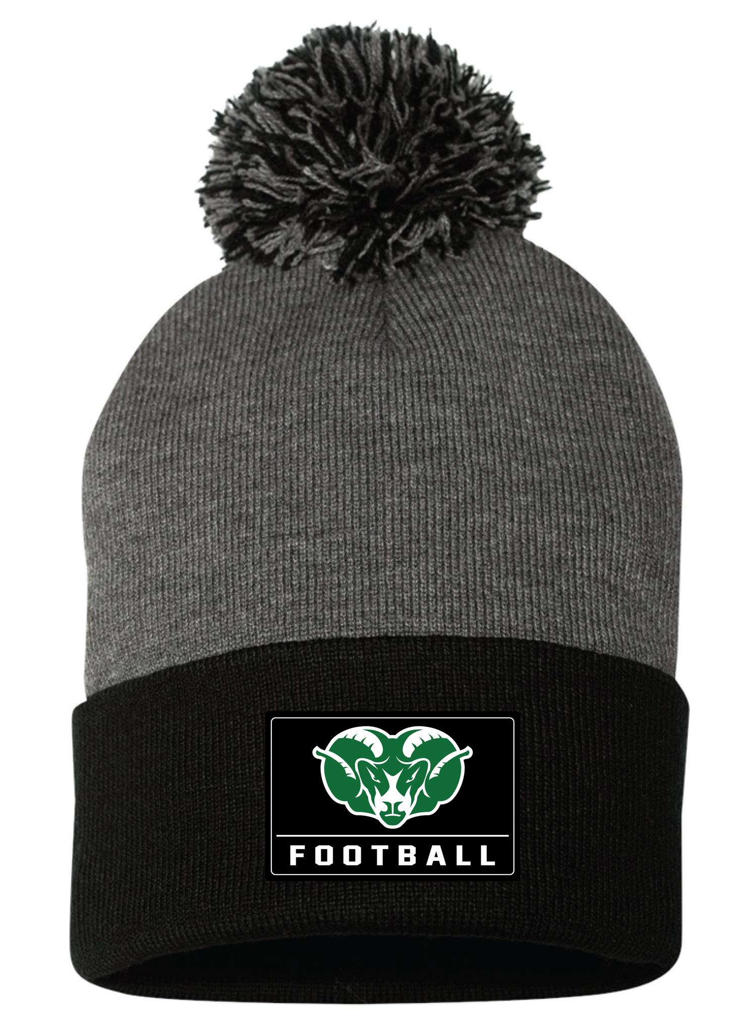 Pom-Pom Cuffed Beanie