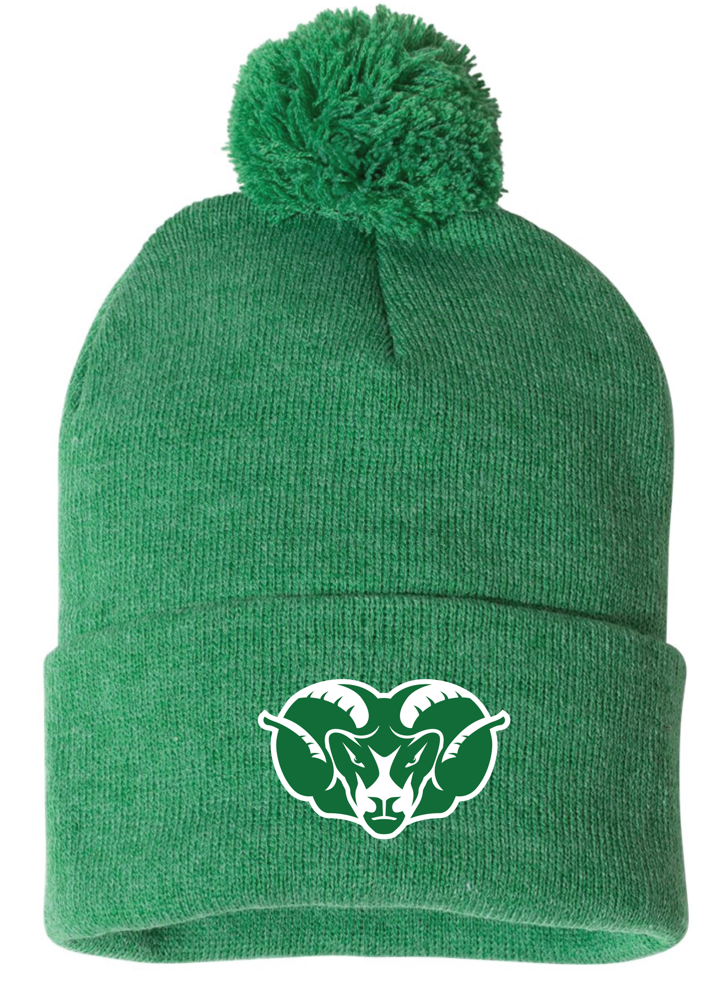 Pom-Pom Cuffed Beanie