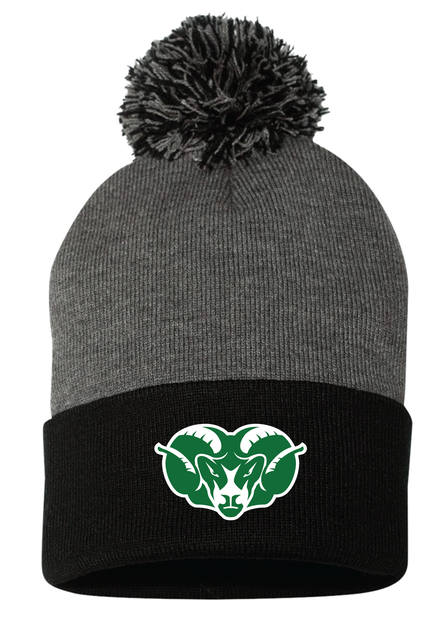 Pom-Pom Cuffed Beanie