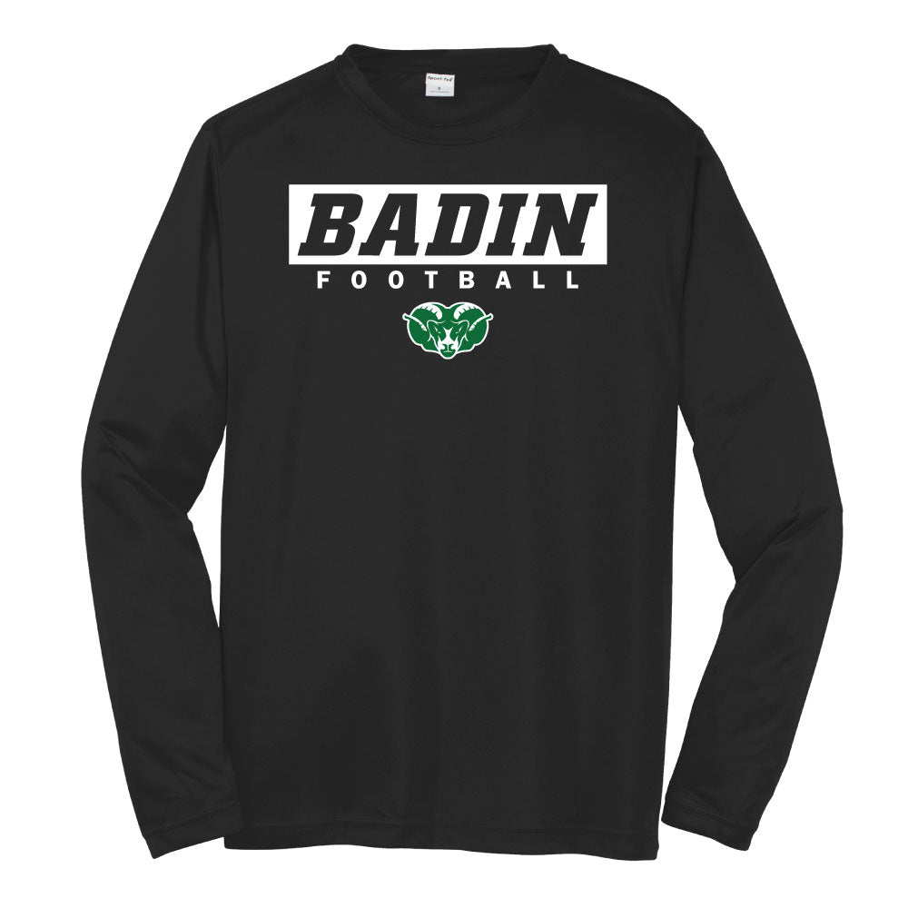 Badin Football Block Long Sleeve