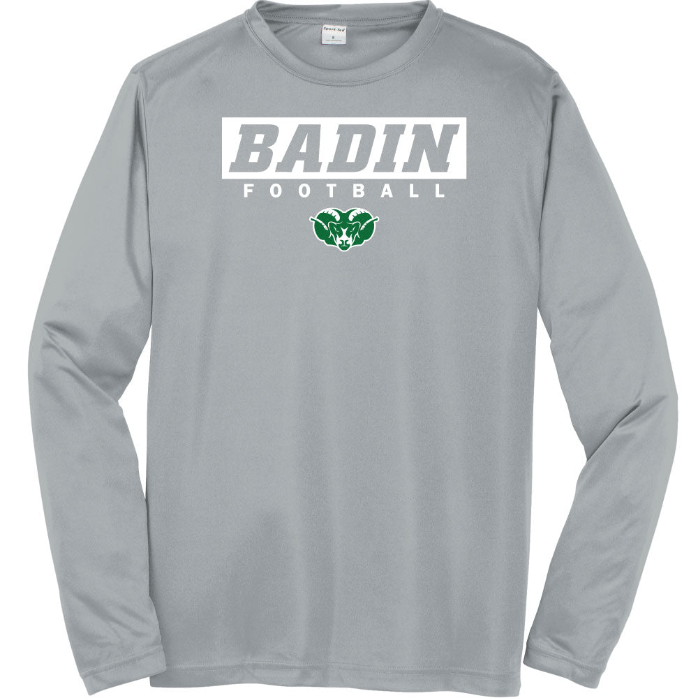 Badin Football Block Long Sleeve