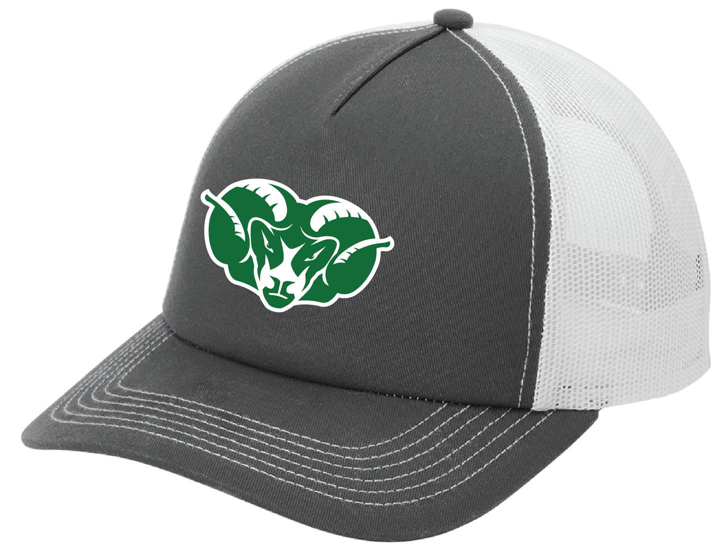 Ram Head Silicone Trucker Hats