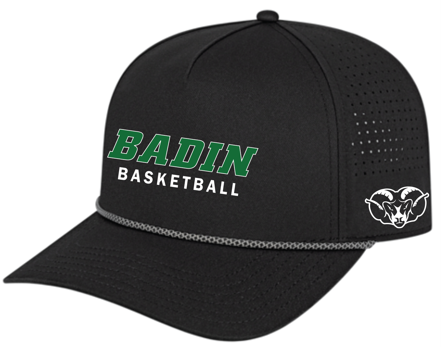 Basketball Vintage Rope Accent Hats