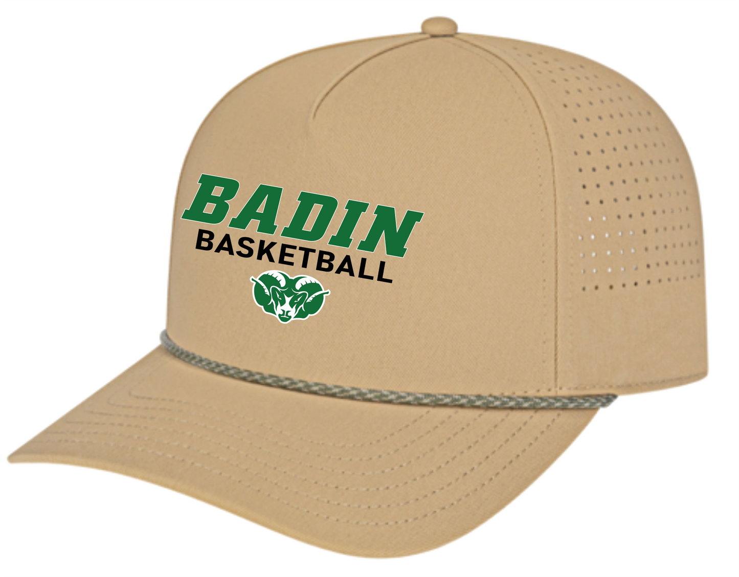 Basketball Vintage Rope Accent Hats