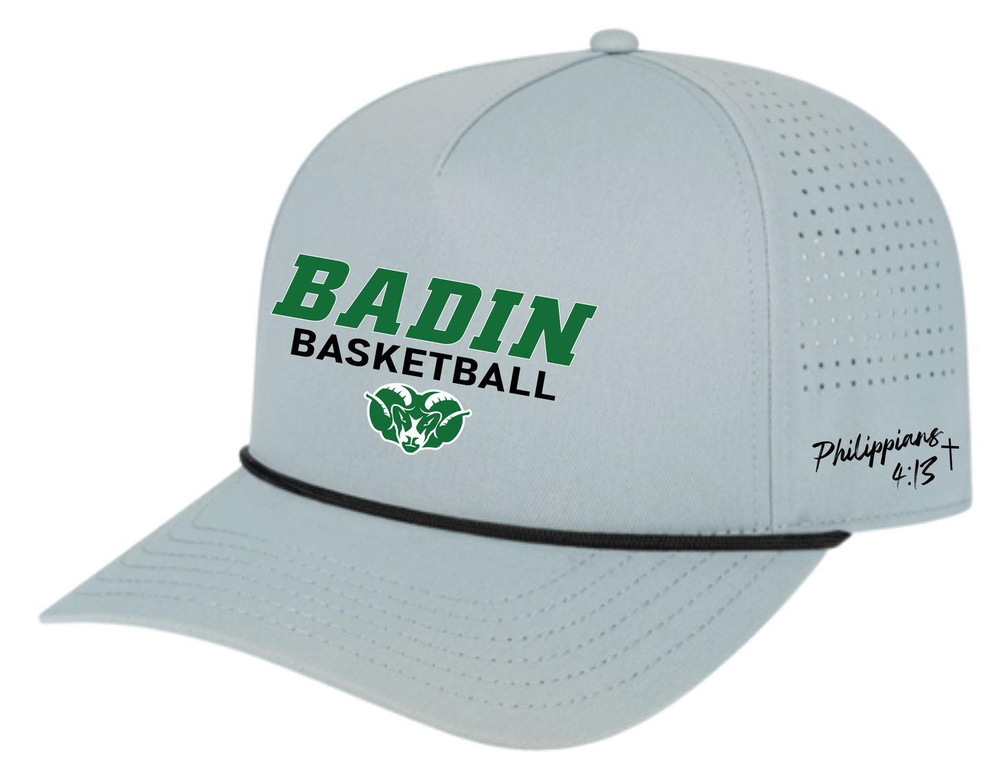 Basketball Vintage Rope Accent Hats