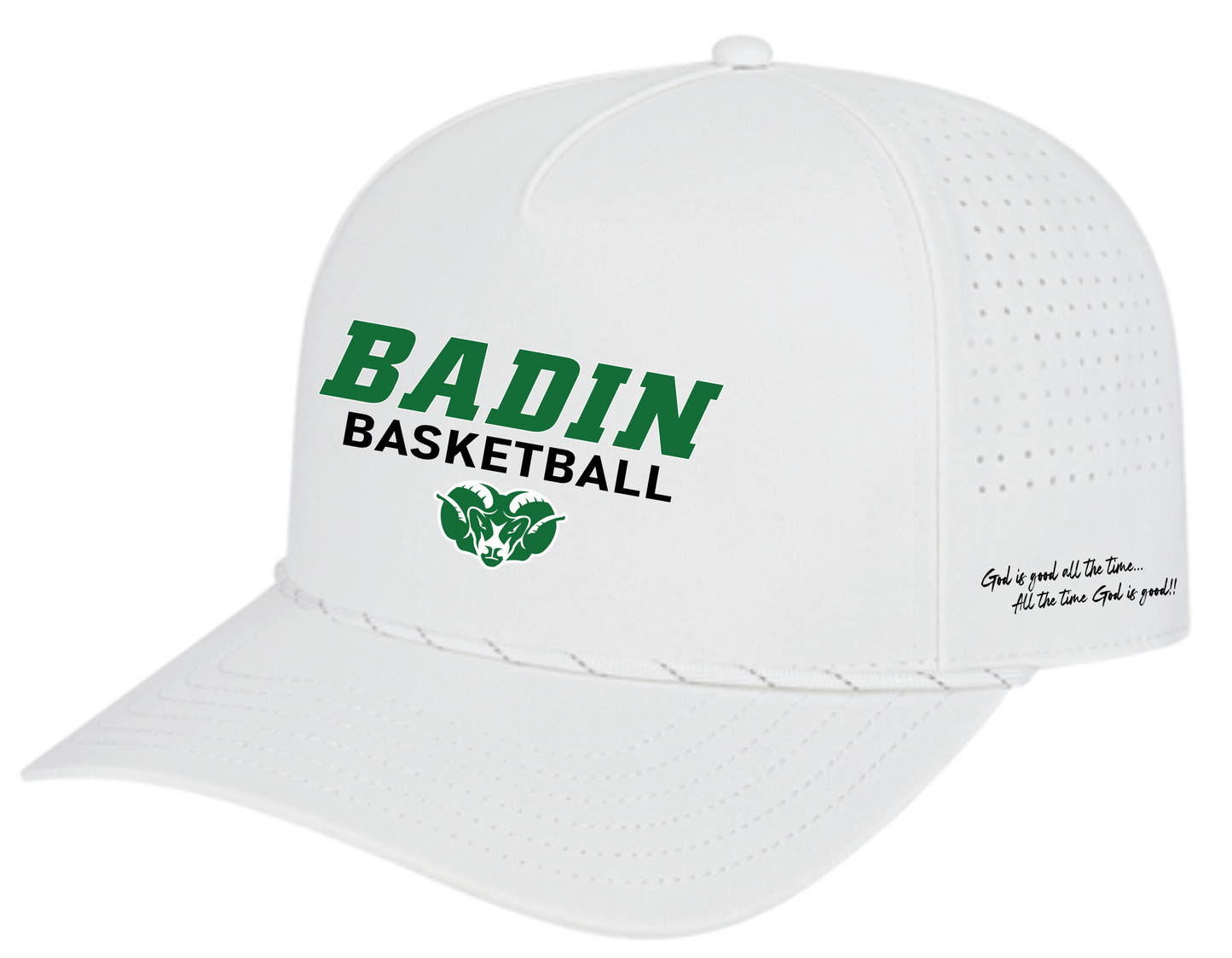 Basketball Vintage Rope Accent Hats