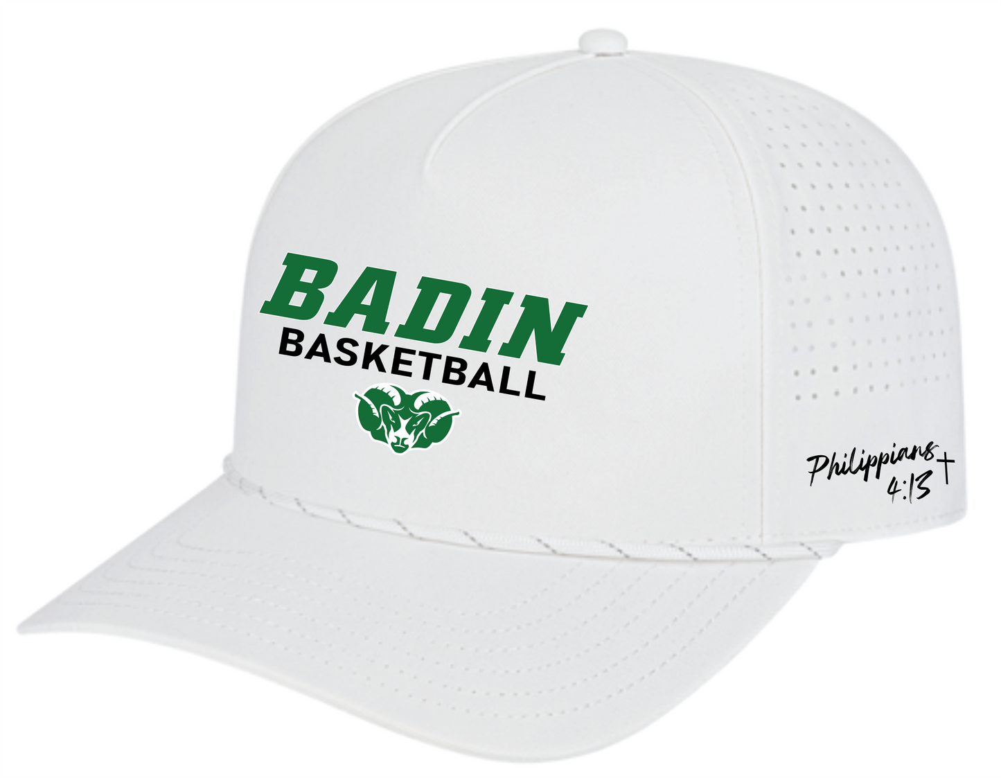 Basketball Vintage Rope Accent Hats