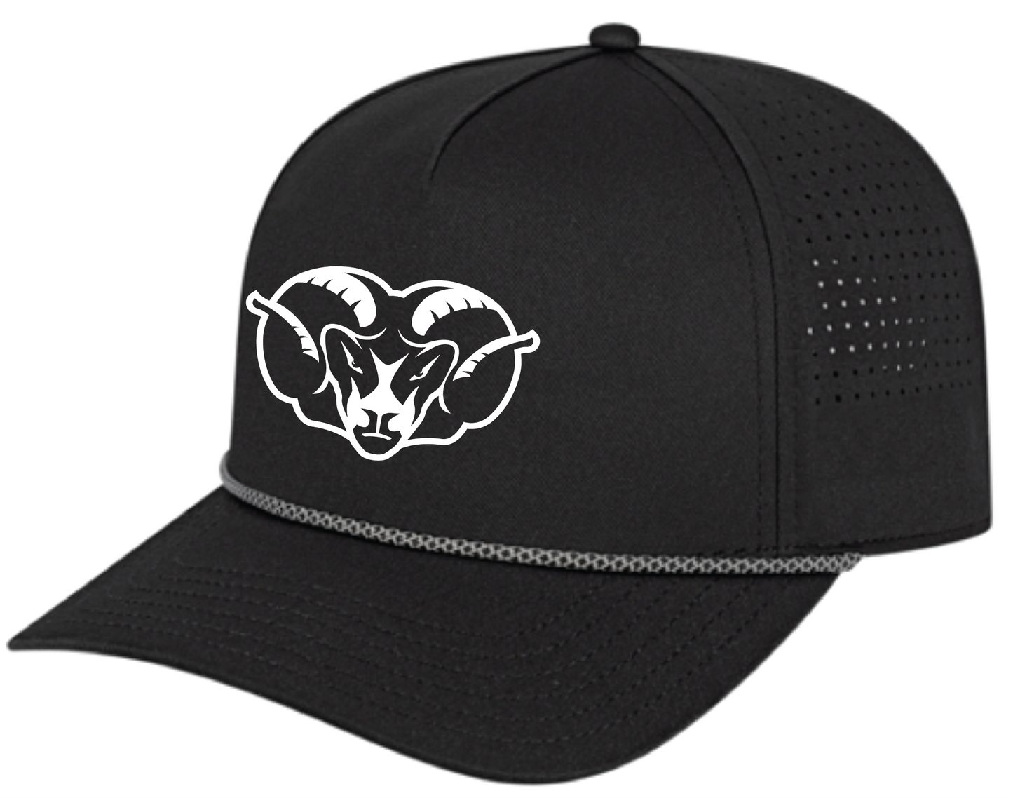 Ram Head Silicone Rope accent Hats