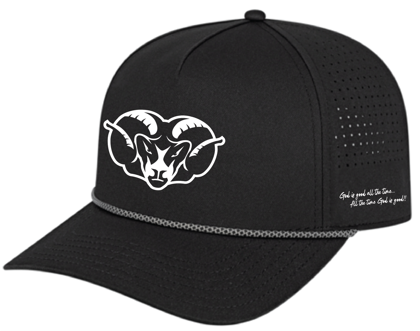 Ram Head Silicone Rope accent Hats
