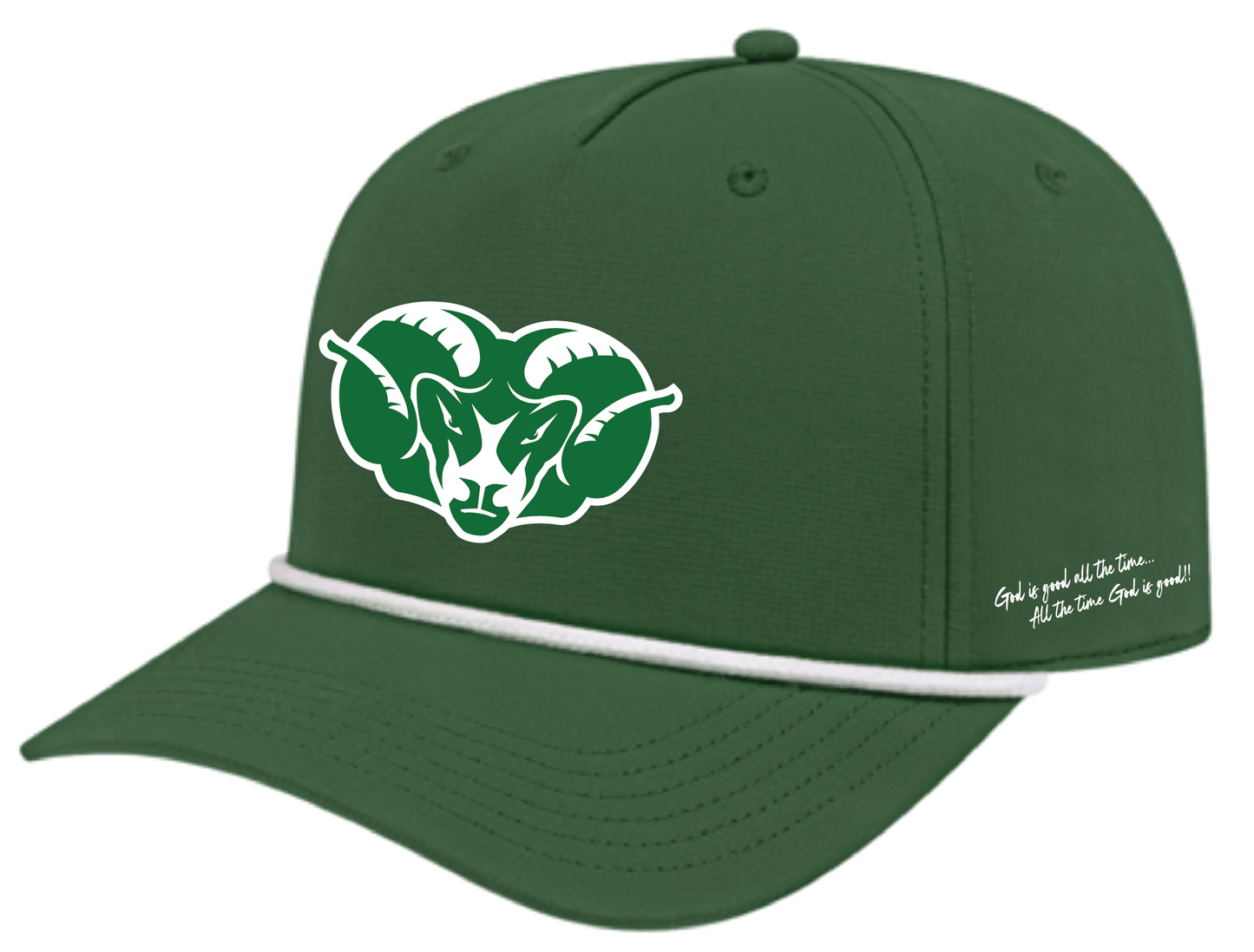 Ram Head Silicone Rope accent Hats