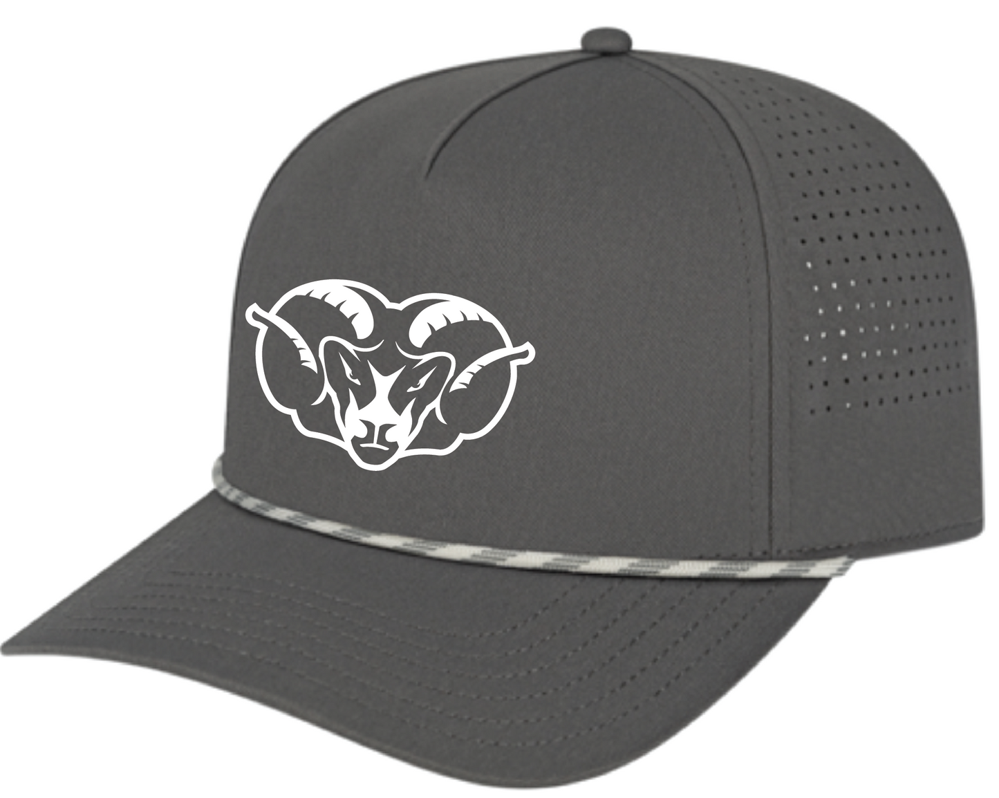 Ram Head Silicone Rope accent Hats