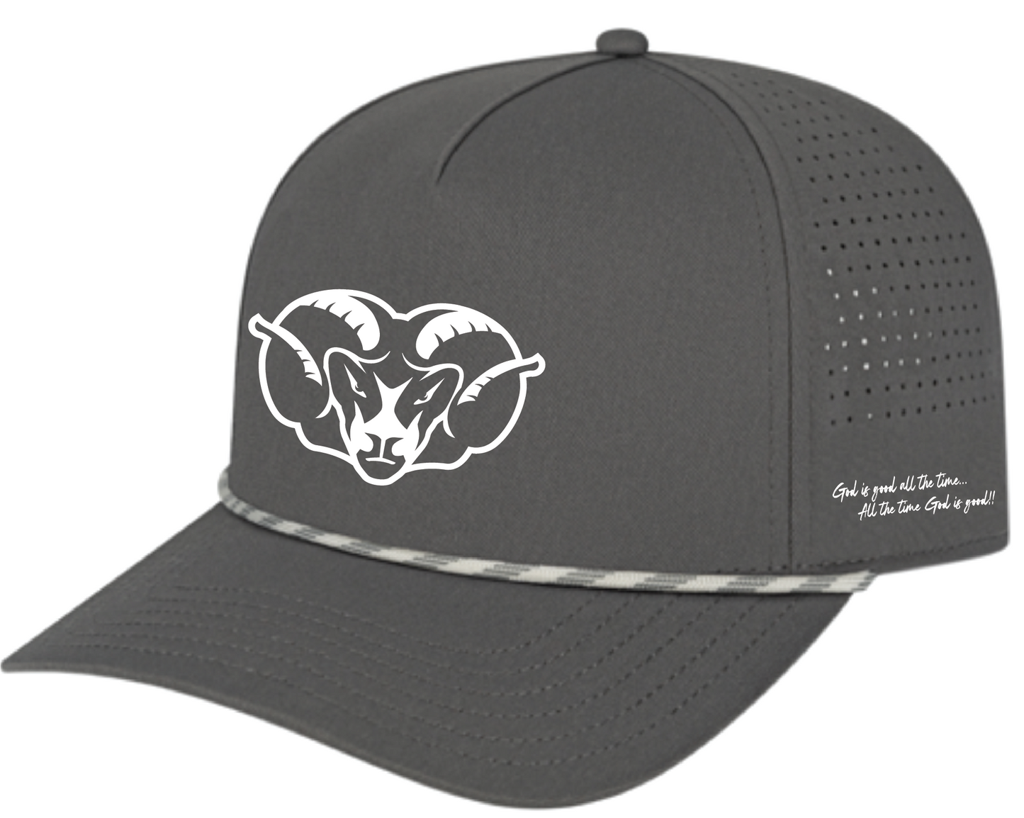 Ram Head Silicone Rope accent Hats