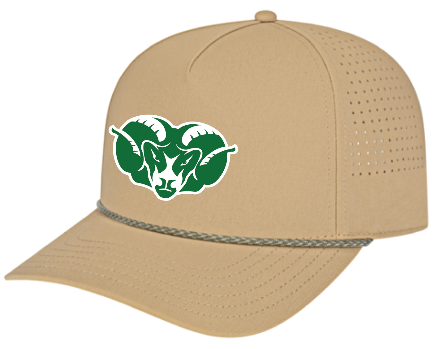 Ram Head Silicone Rope accent Hats