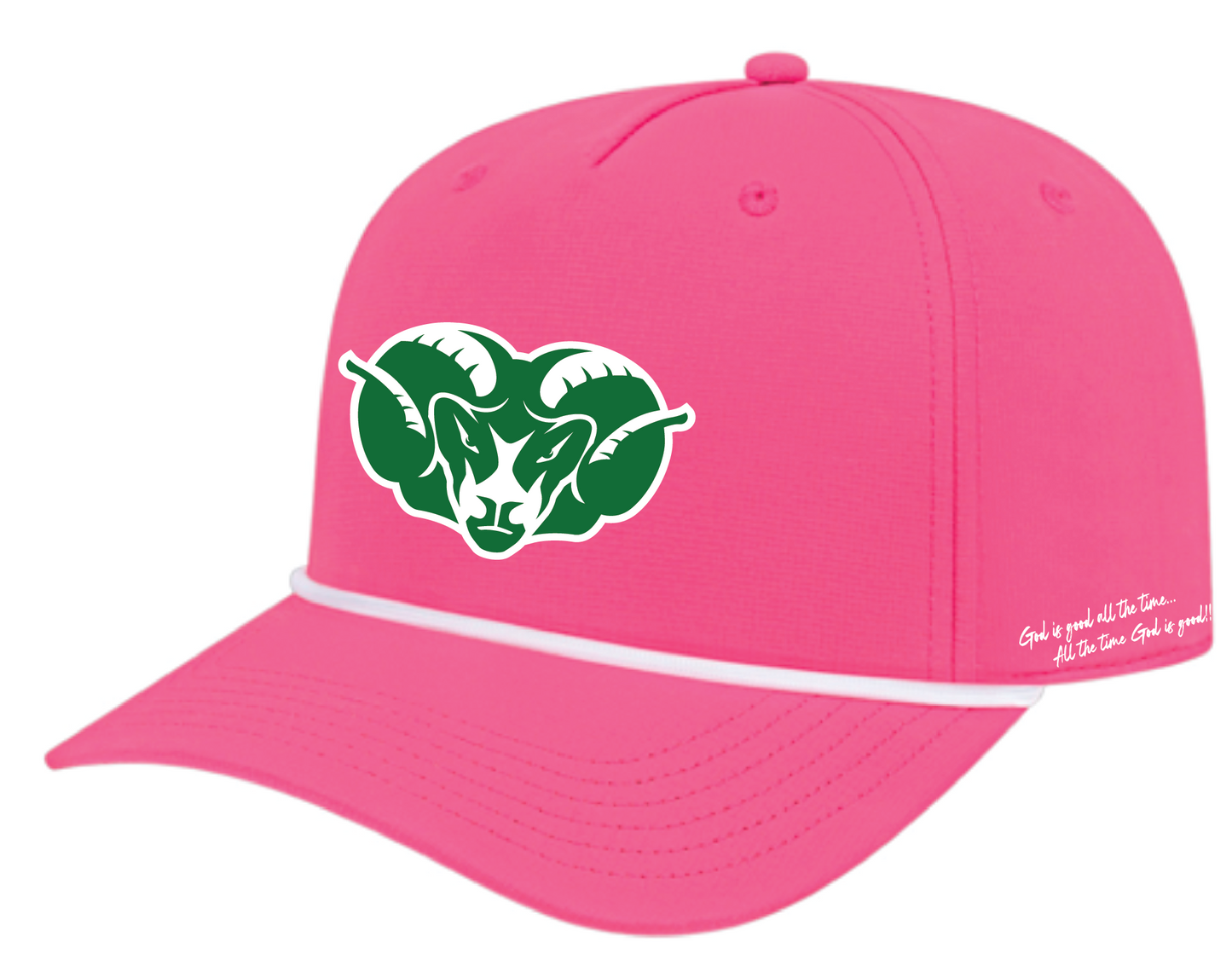 Ram Head Silicone Rope accent Hats