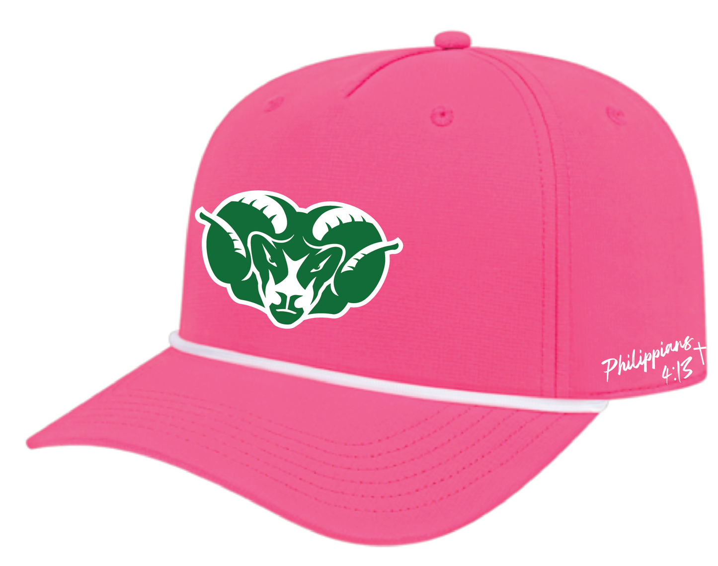 Ram Head Silicone Rope accent Hats