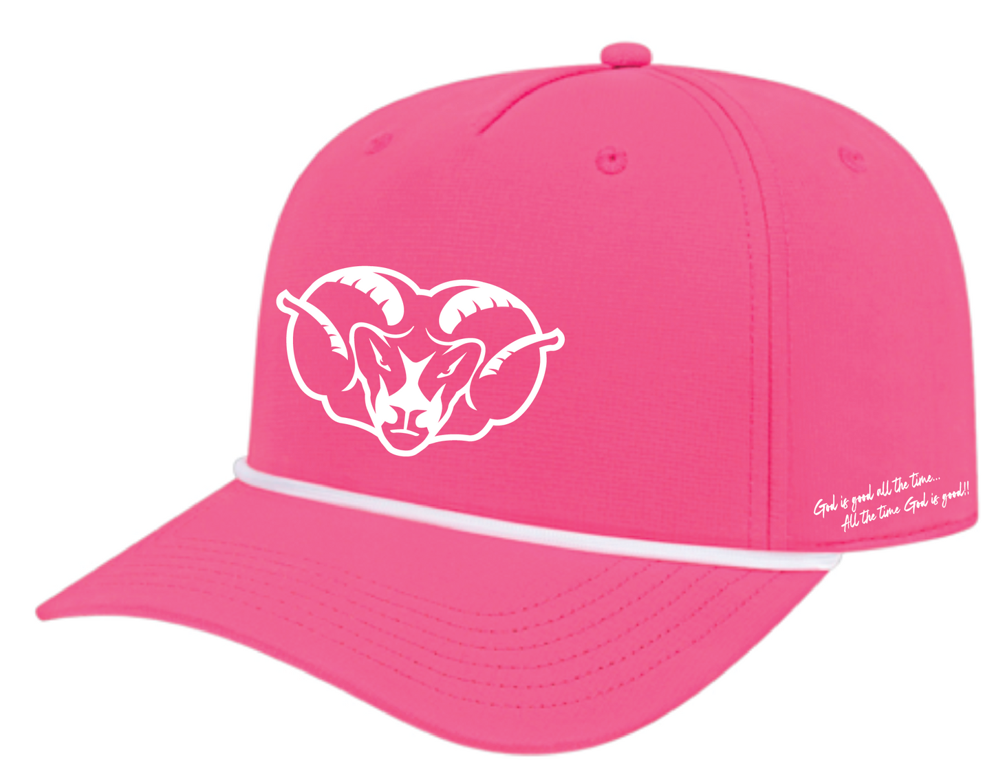 Ram Head Silicone Rope accent Hats