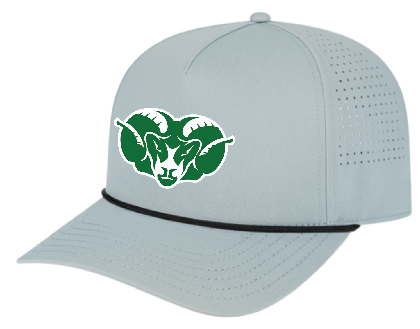 Ram Head Silicone Rope accent Hats