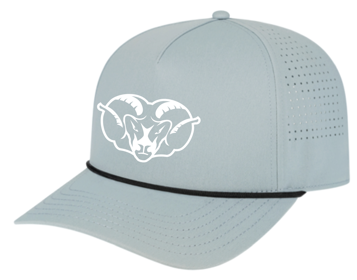 Ram Head Silicone Rope accent Hats