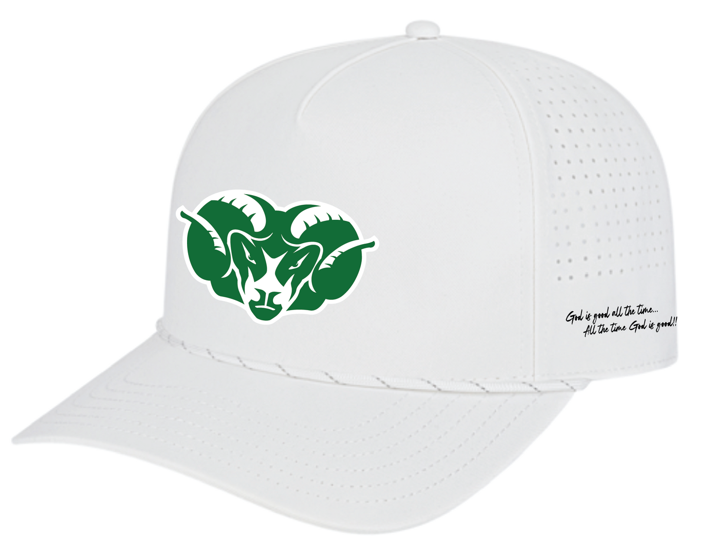 Ram Head Silicone Rope accent Hats