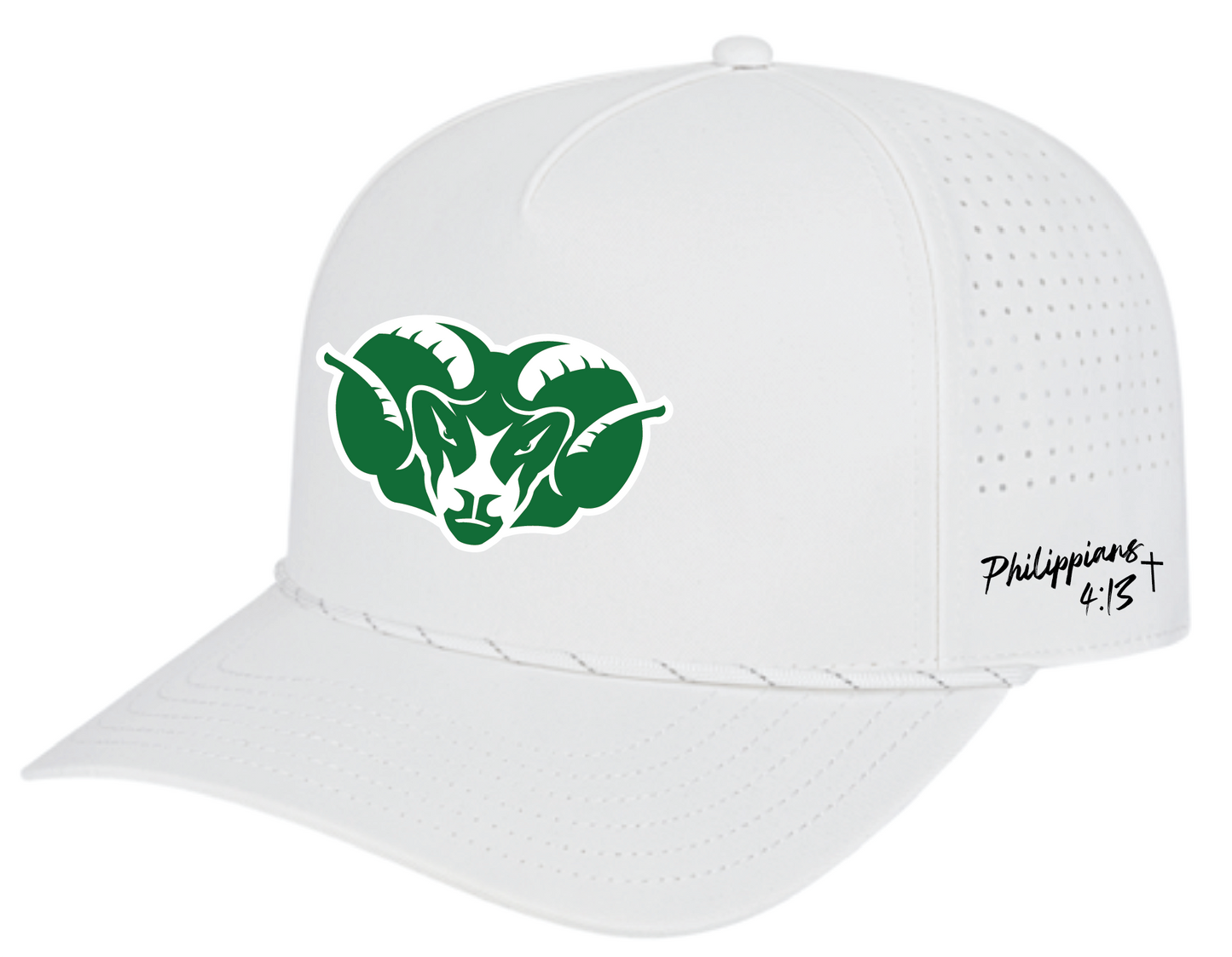 Ram Head Silicone Rope accent Hats