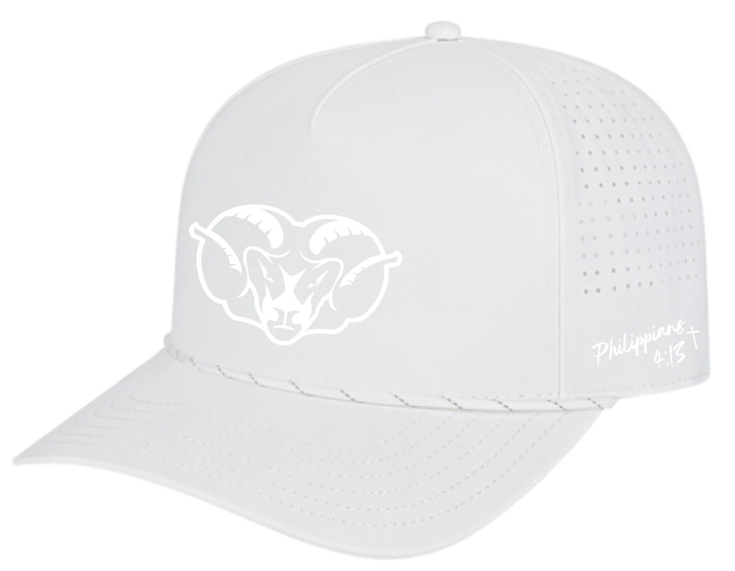 Ram Head Silicone Rope accent Hats