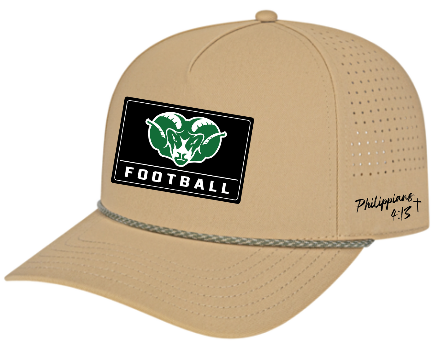 Football Vintage Rope accent Hats