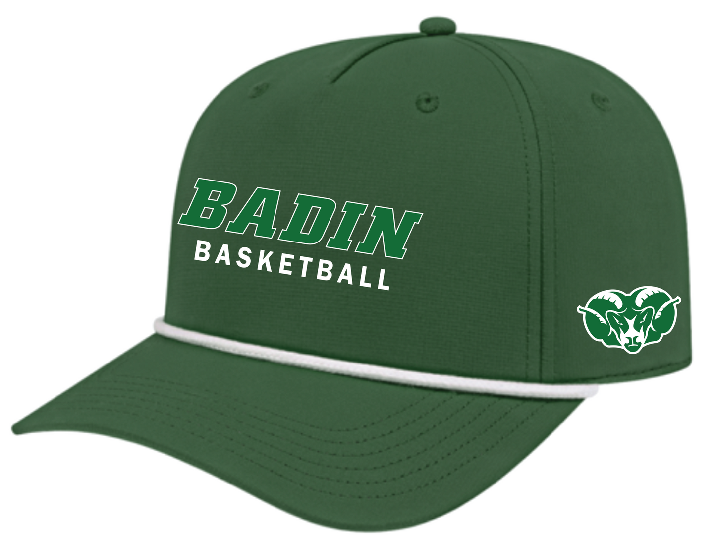 Basketball Vintage Rope Accent Hats